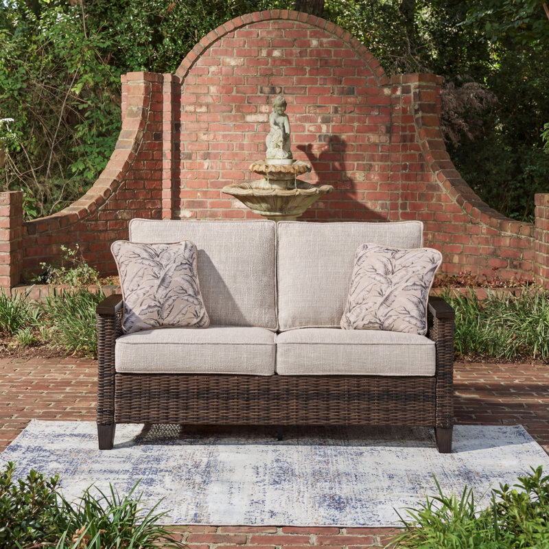 Causeuse d'extérieur avec coussin Drakes Beach