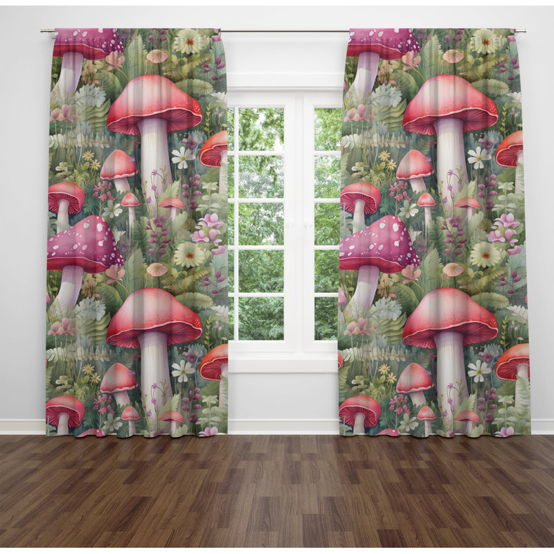 Dolorita Room Darkening Curtain Pair, 20" W x 82" L