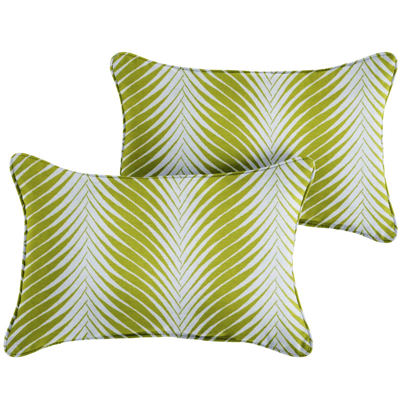 New Sunbrella 2023 Sunbrella® Outdoor Reversible Throw Pillow, 13" x 20", Natural Bone