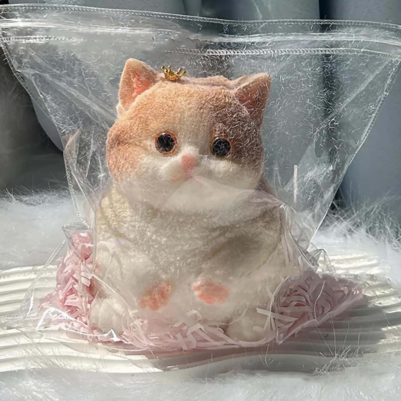 Coussin pelucheux très doux pour chat F