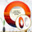 Orange Yellow Golden Sunset III - Sunset Mirror, Orange Round Decorative Wall Mirror, Printed Metal Art-97182708