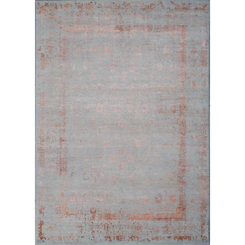Hand Knotted Oriental Area Rug, Rectangle 10' x 14'