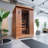 SunRay Saunas 2 - Person Bluetooth Compatible FAR Infrared Sauna in Cedar