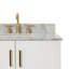 ARIEL TAYLOR 43 IN LEFT OFFSET SINGLE RECTANGLE SINK VANITY-444712543-444712540-411981164