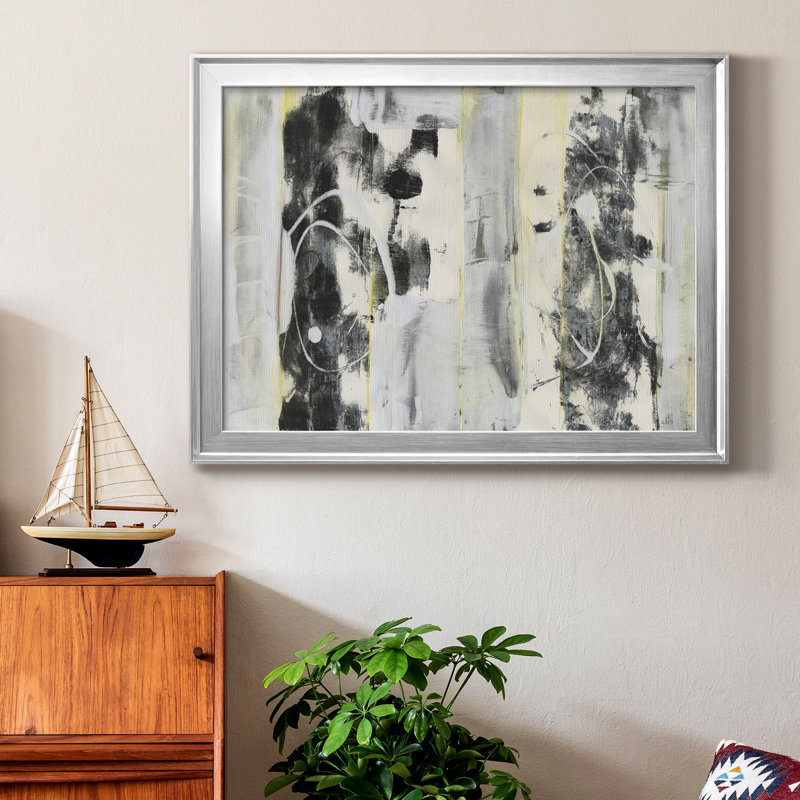 Art mural, H 18,5 po x l 24,5 po x P 1 po, Cadre argenté, Pas de tapis