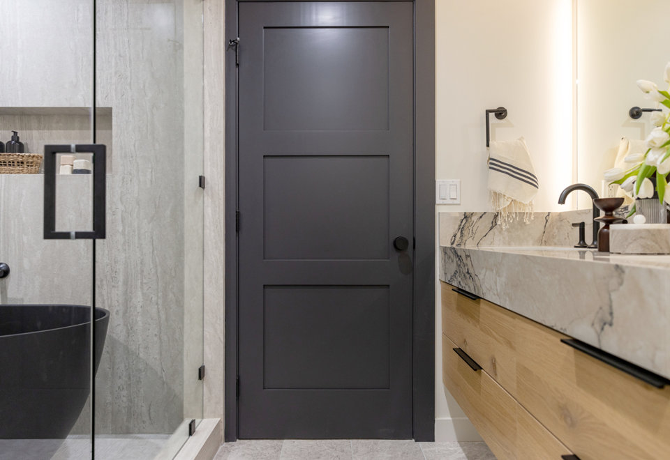 3-Panel Shaker Interior Doors