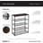 Steel Frame 5-Tier Shoe Storage Shelf