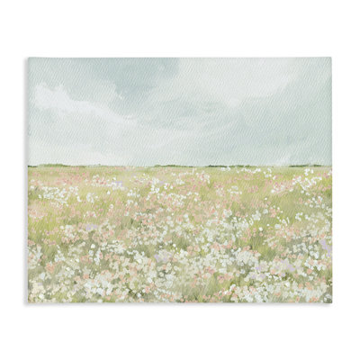 Budding Field Scenery Canvas, design by Leah Straatsma