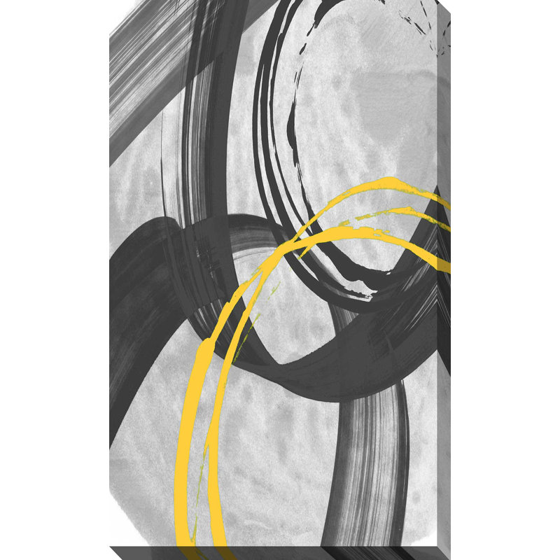 «Gray Winds II», reproduction d'art sur toile tendue, H 40 po x l 18 po x P 1 po