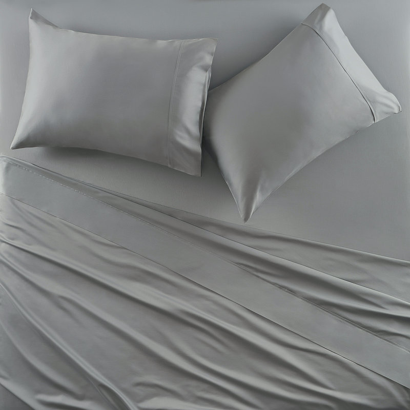 Premier Sateen - Sheet Standard Pillow Case Pair, Standard Pillowcase, Eucalyptus