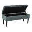 Ashyiah Linen Upholstered Storage Bench