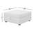 Blydenburgh Square Upholstered Storage Ottoman Grey