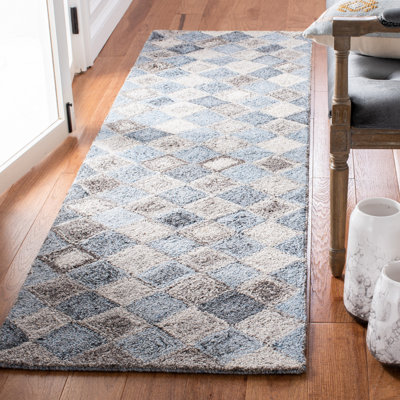 Ffraid Hand Tufted Performance Geometric Rug