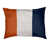 Orange et bleu marine