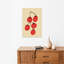 Fresh Red Tomatoes Minimalist Modern Organic Cherry Fruit Wall Art Print by Nicholas - Wrapped Canvas Print-1640740860