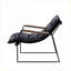 Fauteuil d'appoint en forme de fer patiné brun foncé patiné pour adultes, salon, sièges d'appoint de chambre à coucher