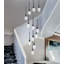 Luminaire suspendu 12 lumières DEL Glam-2001138154
