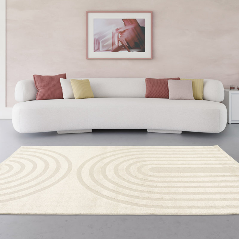 Delmar Geometric Shapes Area Rug, Rectangle 120 x 170cm