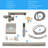 1 Handle Clawfoot Tub Faucet with Diverter-93644685
