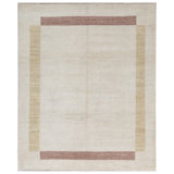 Gabbeh Hand-Knotted High-Quality Ivory Area Rug