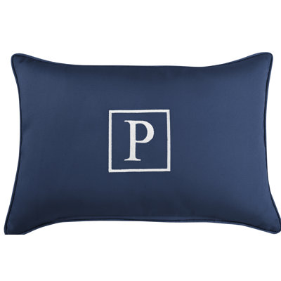 Kerrell Embroidered Sunbrella® Outdoor Throw Pillow