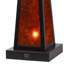Lampe de table noire 23,5 po Anastajia