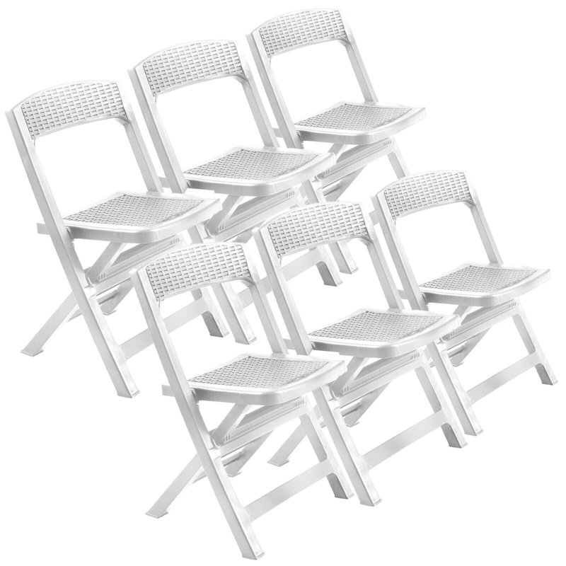 Sneha Folding Patio Dining Dining Chair with Cushion