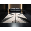 Tapis géométrique beige et doux à motif de hockey sur glace doux et moelleux Ephialtes