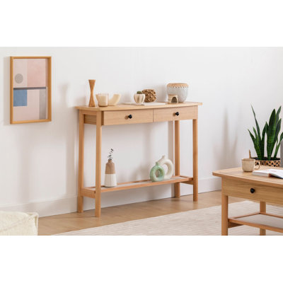 Mariyana Scandinavian-Style Dresser, 43.3 x 31.5 x 13.0 inches | 100% MDF with Wooden Legs | Natural and Wooden Color Finish | 22 lbs Bearing Capacity