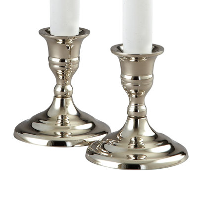 Paires de chandelles en métal
