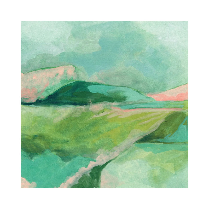 Mint Valley I 1 Piece Wrapped Canvas Wall Art, 66.04 cm H x 66.04 cm W x 1.91 cm D