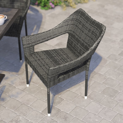 Leflore Stacking Outdoor Dining Chair