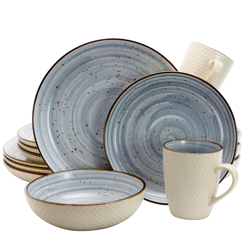 Bramblett Piece Stoneware Dinnerware Set - Service for 4