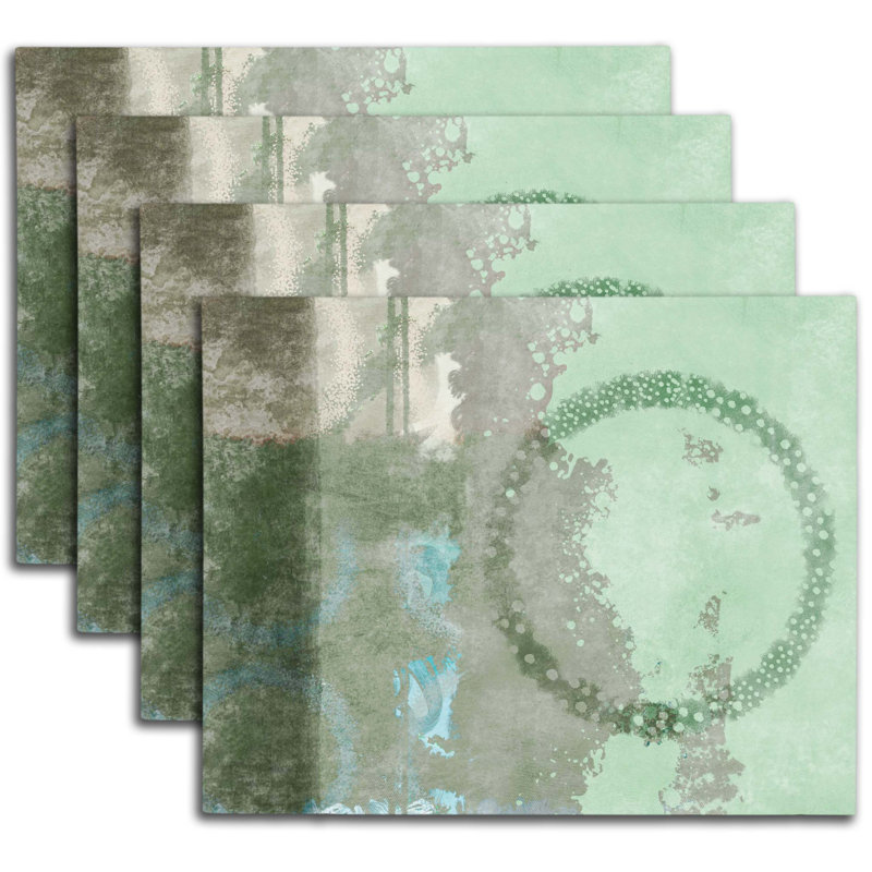 Napperon abstrait en polyester