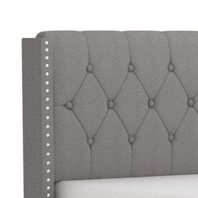 Desin King Tufted Upholstered Low Profile Standard Bed -  Rosdorf Park, C68825BD01564518A35F20E4691F1529