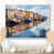 White Floater Framed