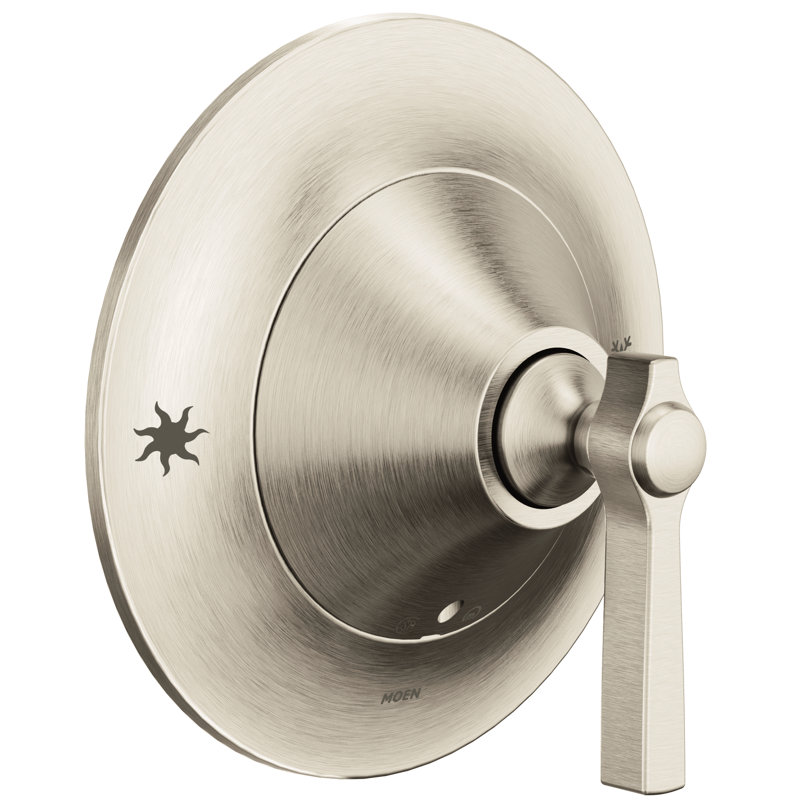 Flara Valve Trim for Positemp Valve, Requires Valve, Brushed Nickel