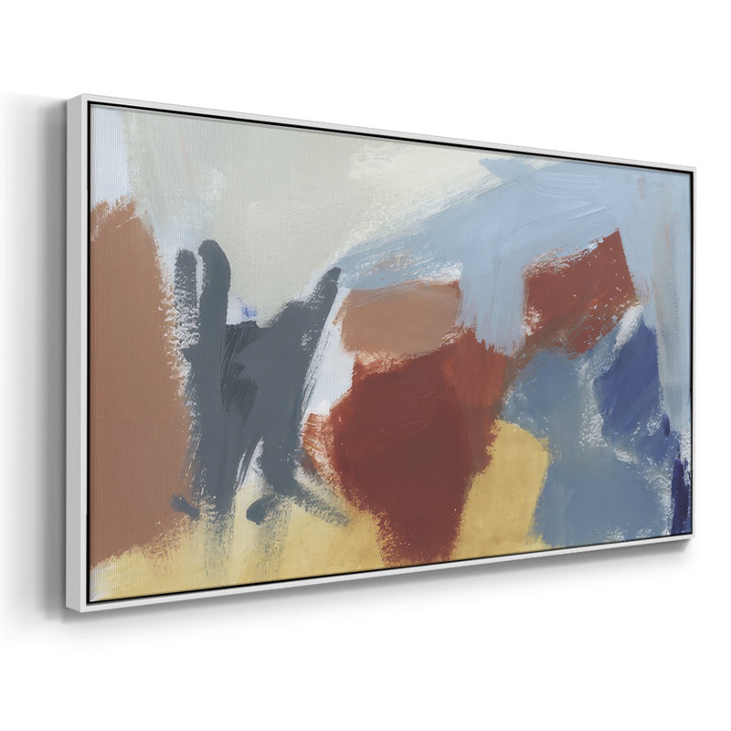 Frucht Farbe II - Toile tendue avec châssis tendue, prête à être accrochée, Noir
