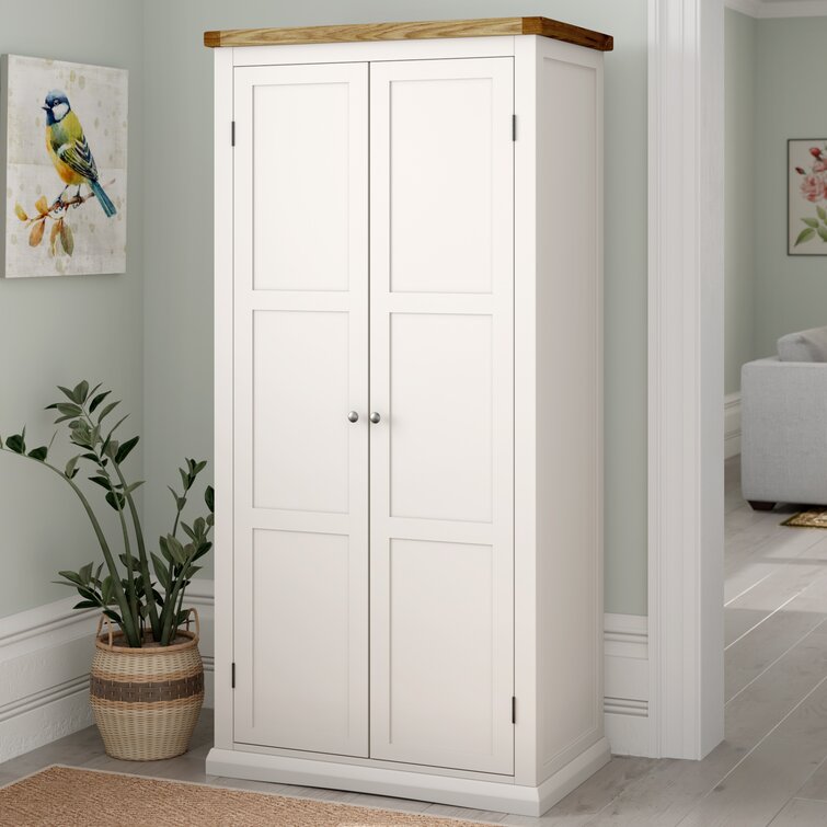 Fernleaf Sancerre 2 Door Solid + Manufactured Wood Wardrobe & Reviews ...
