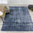 Oakfield Rich Blue Sophisticated Flatweave Indoor Rug-22023154