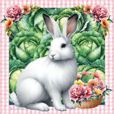 Cabbage Patch Rabbit by Nicole DeCamp