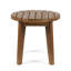 Table d'appoint en bois 16 po style rustique, finition et météo