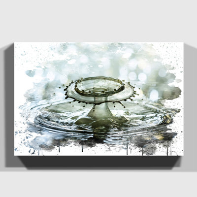 Drop of Water Rain - Wall Art