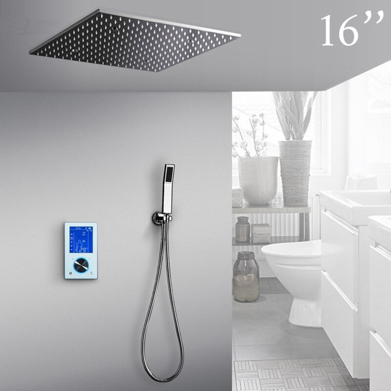 Flagstaff Digital Touch Panel Thermostatic Shower Set