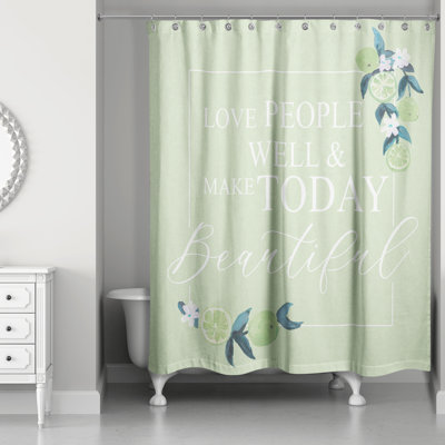 Rideau de douche simple Perine