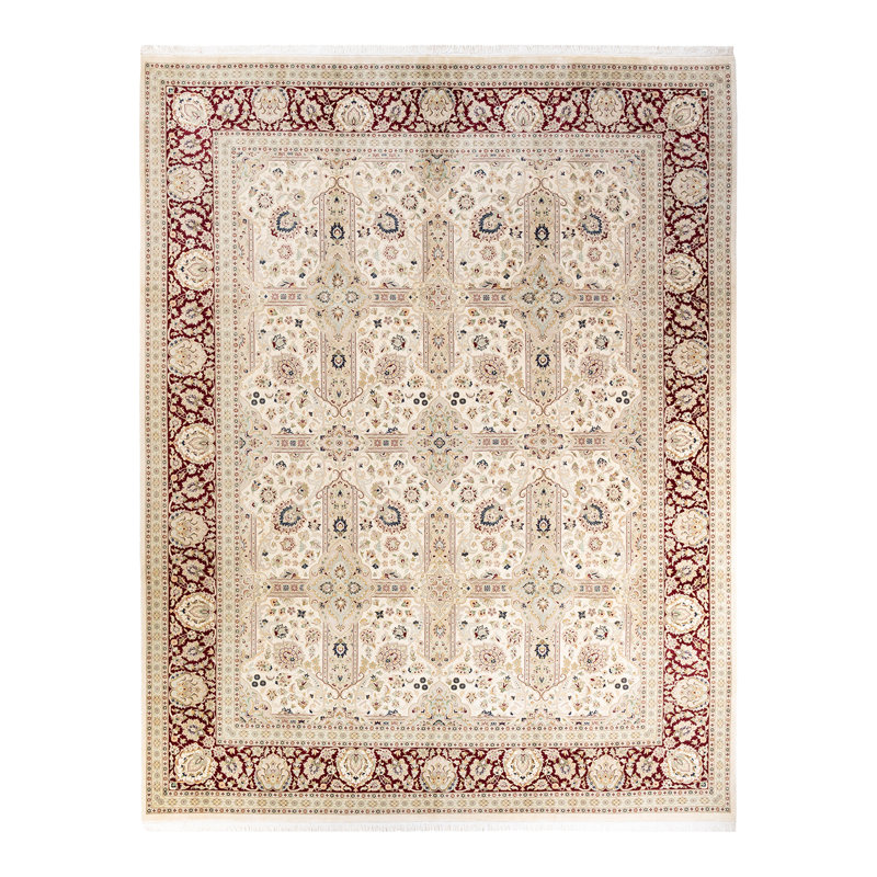 Classic One-of-a-Kind 9' 2" X 11' 10" Hand Knotted Area Rug