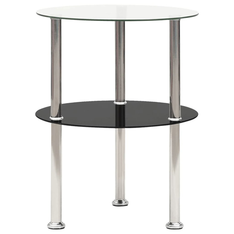 Marable Glass Top End Table