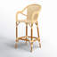 Popplewell 46.5'' Aluminum Outdoor Bar Stool-1974356765