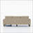 Convertible Combination Sofa Sofa L-Shaped Sofa with Storage Cabinet Footstool-768371143