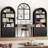 69.7"H Arched Bookcase With 2 Drawers-1336231376